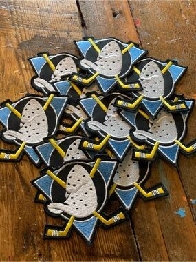 Bundle of Misprint Mighty Ducks Patches